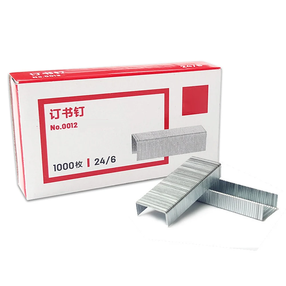 1박스 1000개입 표준 사이즈 12 (24/6) 가정용 스테이플러 리필용