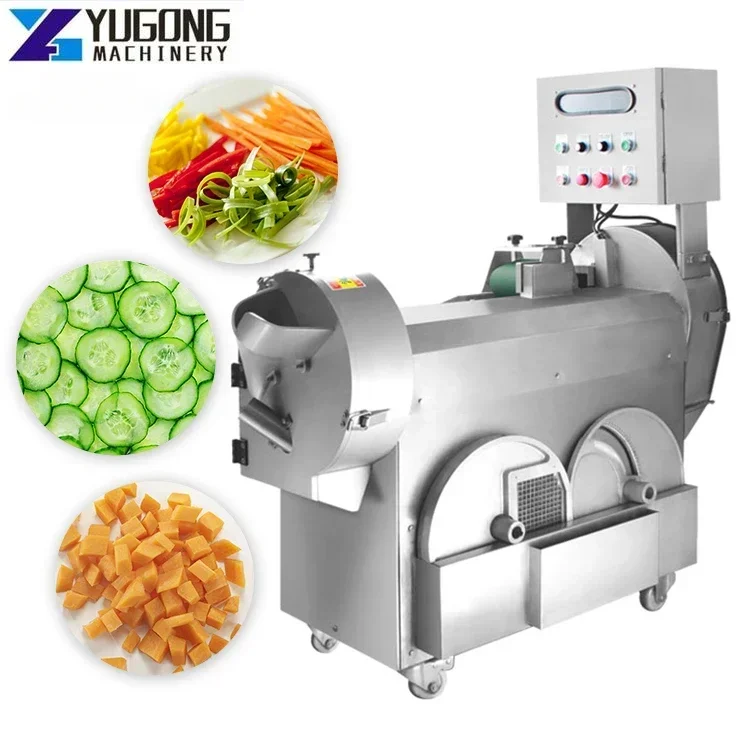 

YG Commercial Vegetable Cutting Machine Electric Vegetable Slicing Slicer Stainless Steel Vegetable Cutter Shredding Machine