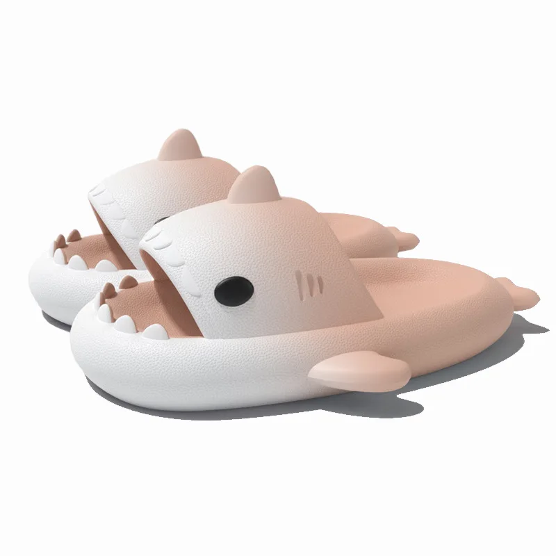 Lächeln Pop Hai Hausschuhe für Männer Casual Fashion Herren Hausschuhe weiche Eva flache Sandalen im Freien niedlichen Strand rutschen gemütliche Hausschuhe – Detail 3
