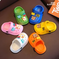 Kids Cute Slippers Summer Outdoor Slippers Girls Baby Toddler Cartoon Antiskid Light Slippers Children Beach Swimming Sandals 6