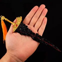 Mythical Black Blade Greatsword Keychain Ornament - Fantasy Weapon Collectible Gift (22cm Malikeths Blade)