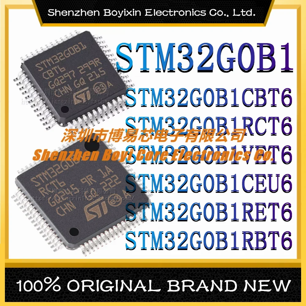 

STM32G0B1CBT6 STM32G0B1RCT6 STM32G0B1VET6 STM32G0B1CEU6 STM32G0B1RET6 STM32G0B1RBT6 Microcontroller (MCU/MPU/SOC) IC Chip