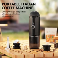ICafilas ME2218 Mini 2-in-1 Italian Capsule Coffee Machine Fully Automatic Heating and Grinding Portable Outdoor Sports Tour 1