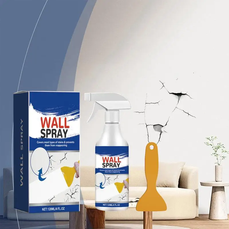 Wall Spray Wall Peeling Repair Cover Stains Spray Paint Ceiling Stain Cover Up Paint For Surfaces Hole Fill Quick And