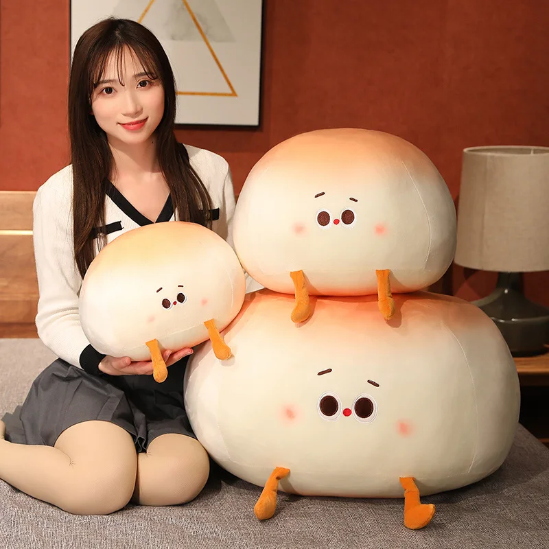 Giant Cute Plush Steamed Stuffed Small Bun Pendant Toys Cartoon