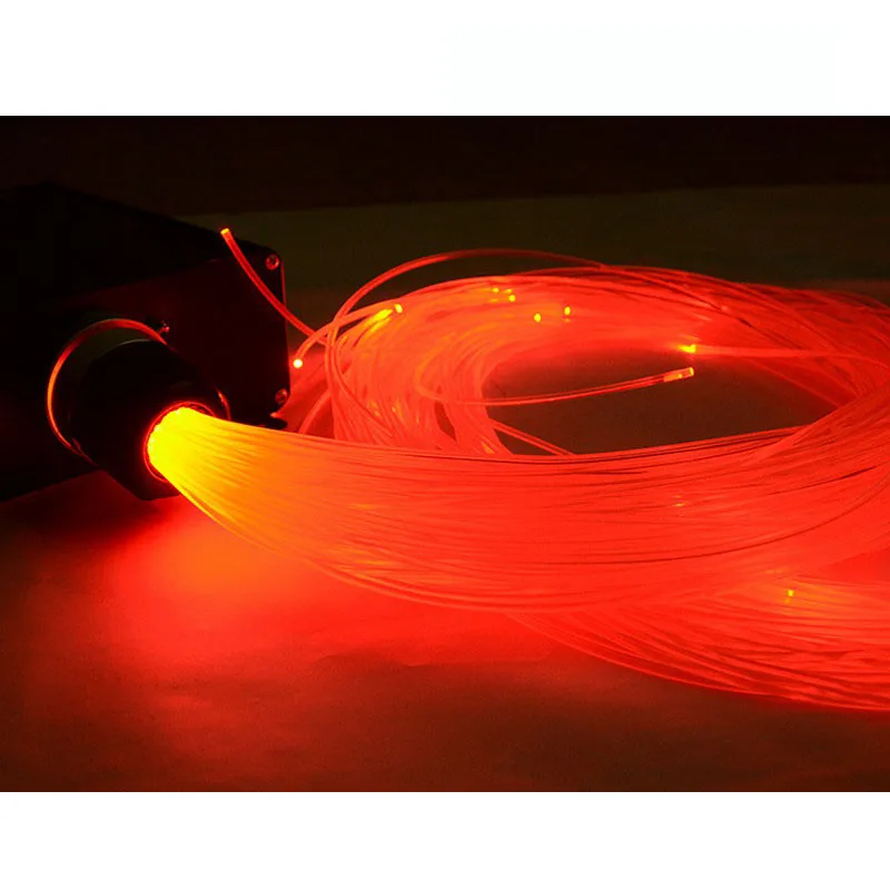 Fiber Optic Roll End Glow PMMA Plastic Fiber Optic End Glow Cable for Lighting