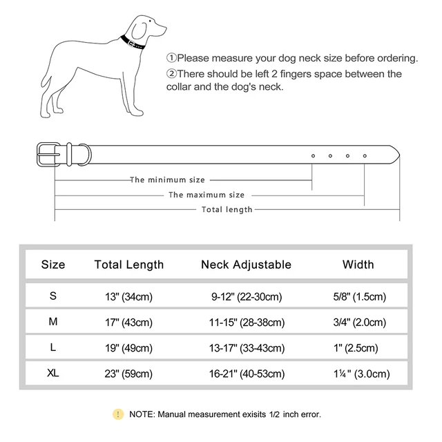 Personalized Dog Collar – Custom PU Leather with Free Engraved Nameplate for Small, Medium & Large Dogs 6