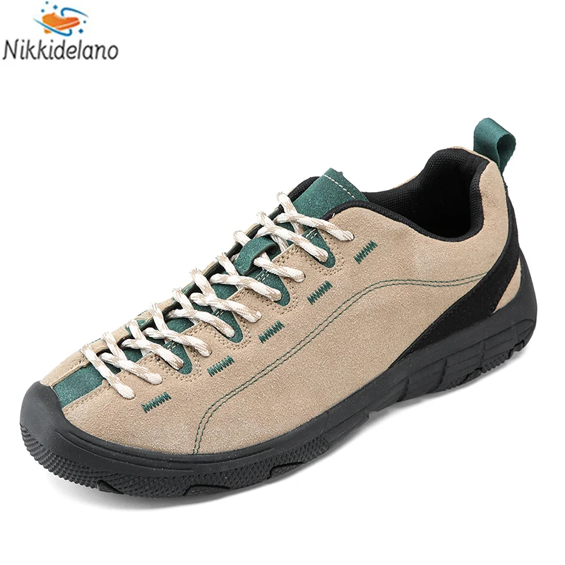 New Genuine Leather Men Casual Shoes High Quality Non-slip Sole Comfortable Men's Sneakers Moccasins Large Size Flat Men's Shoes