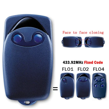 Clone FLO1 FLO2 FLO4 Garage Door Remote Control Duplicator 433.92MHz Fixed Code Gate Remote Control Opener Hand Transmitter 1