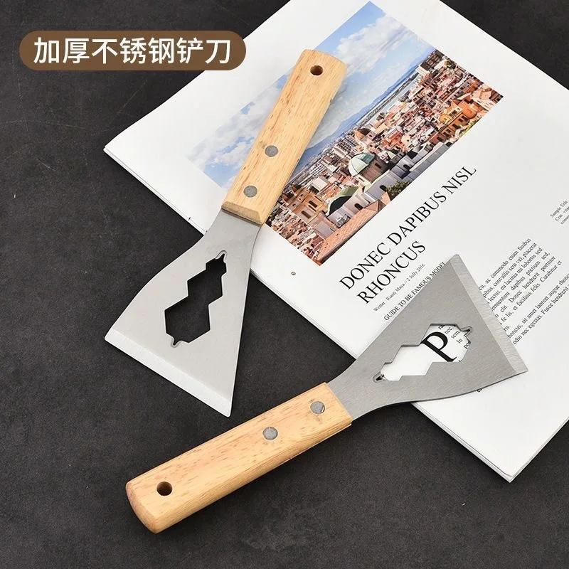 Japanese Style Dust Scraper Putty Knife Wall Covering Tool Decoration Multifunctional Shovel Putty Knife With Wooden Handle putty knife scraper wall scraper paint scraper