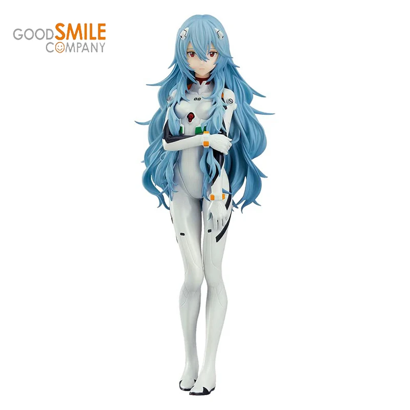 

Stock Original GSC Pop Up Parade NEON GENESIS EVANGELION EVA Ayanami Rei 17CM Anime Action Figures Toys Collectible Model Gifts