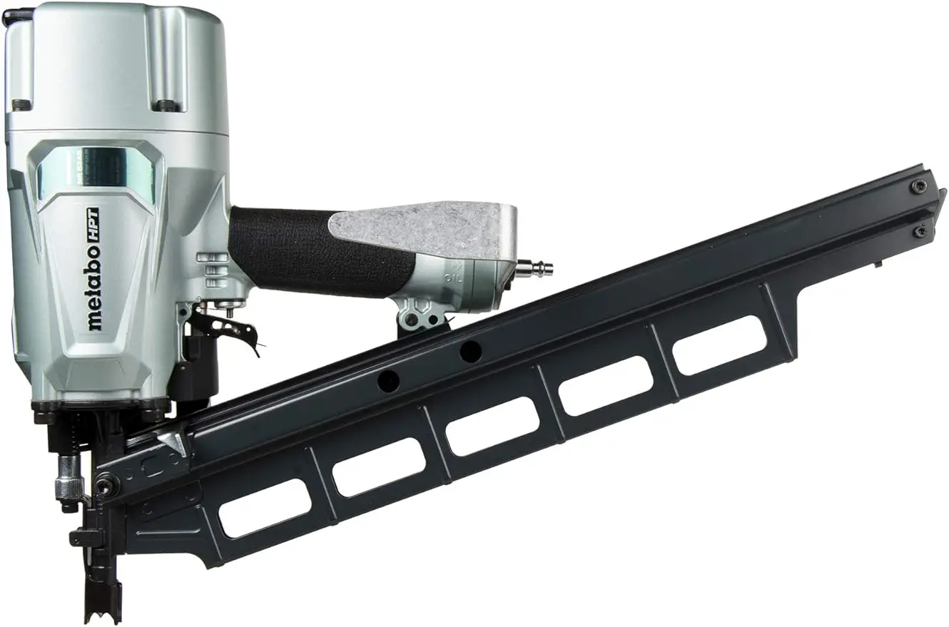 

Metabo HPT Framing Nailer | Pneumatic 2 to 3-1/4-Inch Nails Tool-less Depth Adjustment 21 Degree Magazine Selective Actu