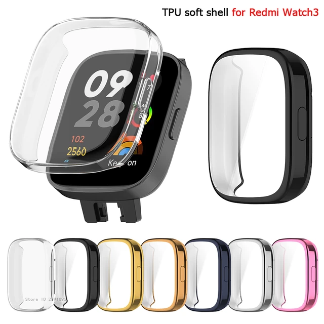 Screen Protector Protective Cover For Xiaomi Redmi Watch 3 TPU Silicone  Case Cover Bumper For Redmi Watch 3 Protector Frame - AliExpress