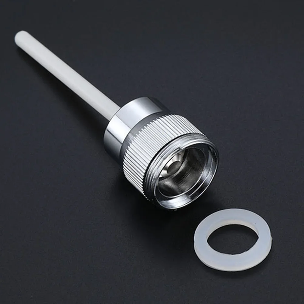 Faucet Aerator Sleek Chrome Finish Plastic Rod Premium Tap Head Bathroom And Kitchen Bubbler Spout