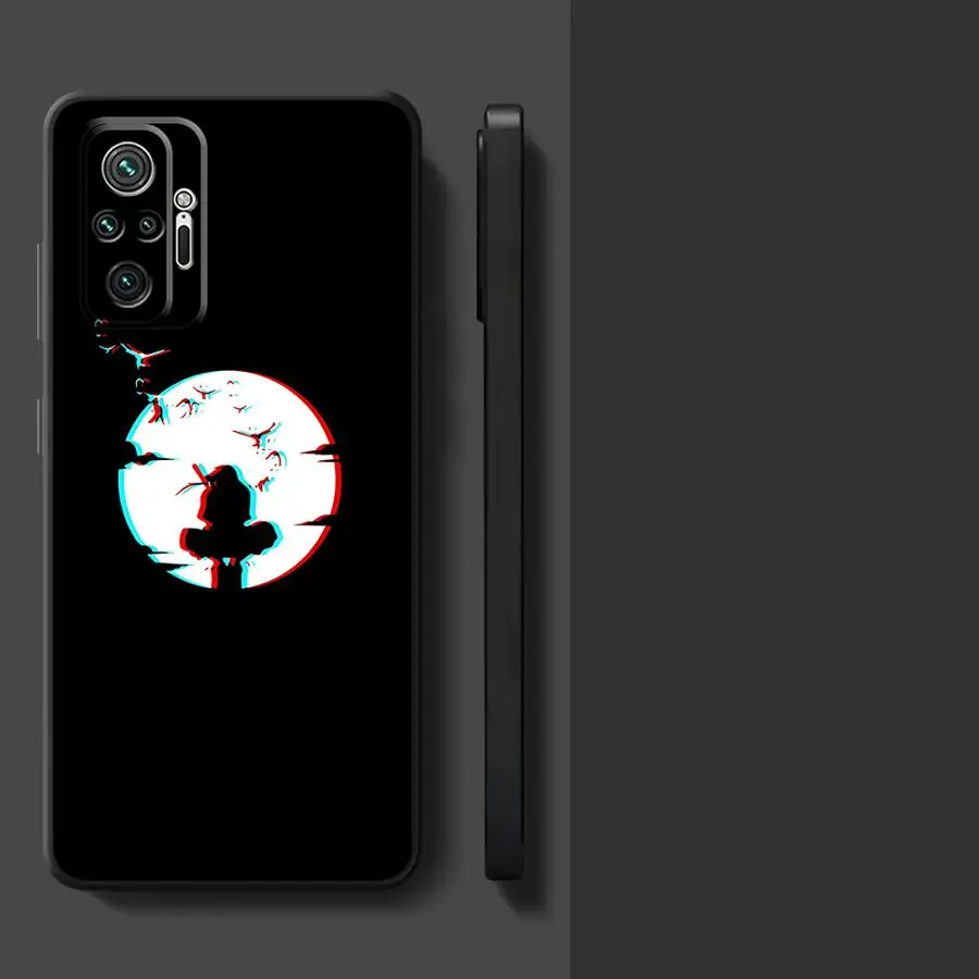Uchiha Itachi Handsome Black Soft Phone Case