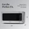 1100W 2.2 cu ft Countertop Microwave Oven With Smart Sensor LED Lighting Child Lock - For Apartments and Dorms 4