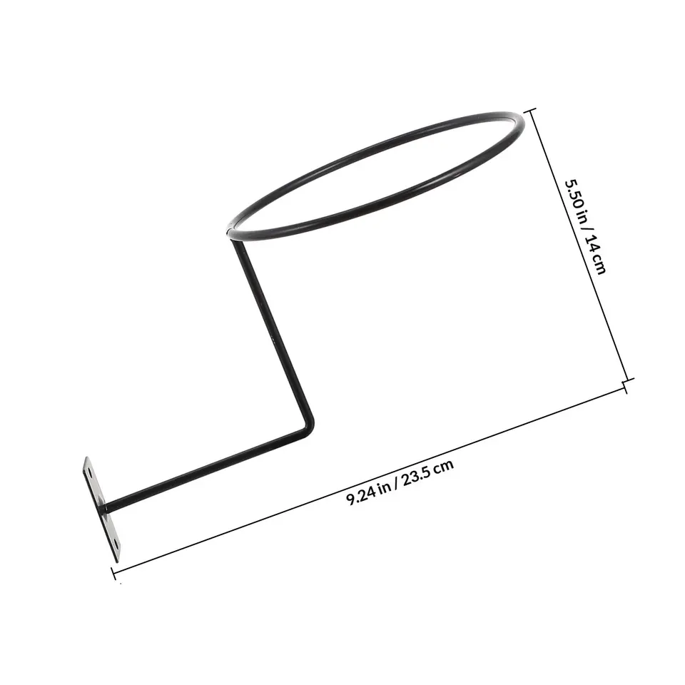 Palloni Da Calcio Porta Palloni Da Parete 3 Pezzi - Supporto Metallico Per Calcio E Basket Accessori Calcio Basket