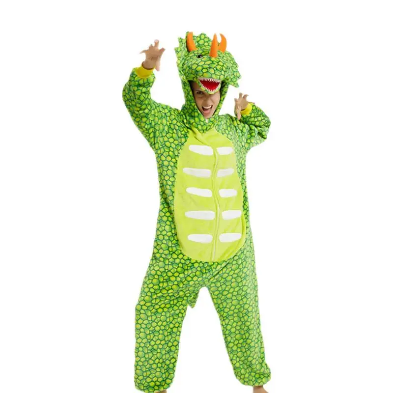 

Adult Animal Pajamas Hoodied Dinosaur Onesie Pajama Outfit For Adults Novelty Pajamas For Sleepwear Festival Parade Theme Party