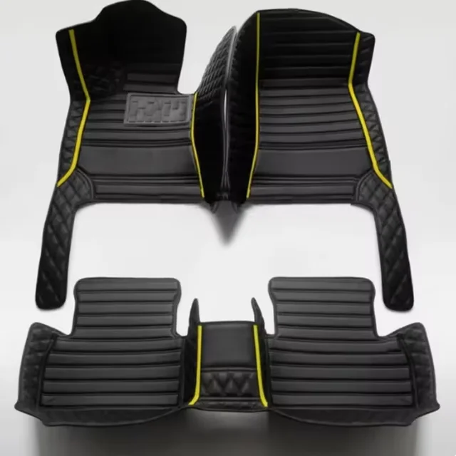 Custom Car Floor Mats For VW Polo 6r 2014-2017 Passat b5 2000-2005 Touran 2018 Passat CC 2010 Golf 5 gti 2008 Auto Accessories 1