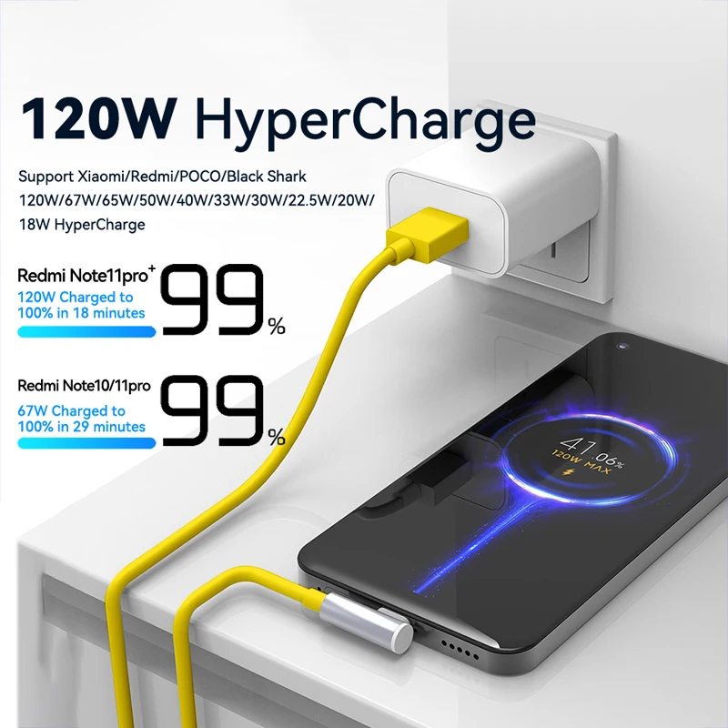 Redmi Note Redmi 6a Fast Charging Support Original Xiaomi 120W 6A