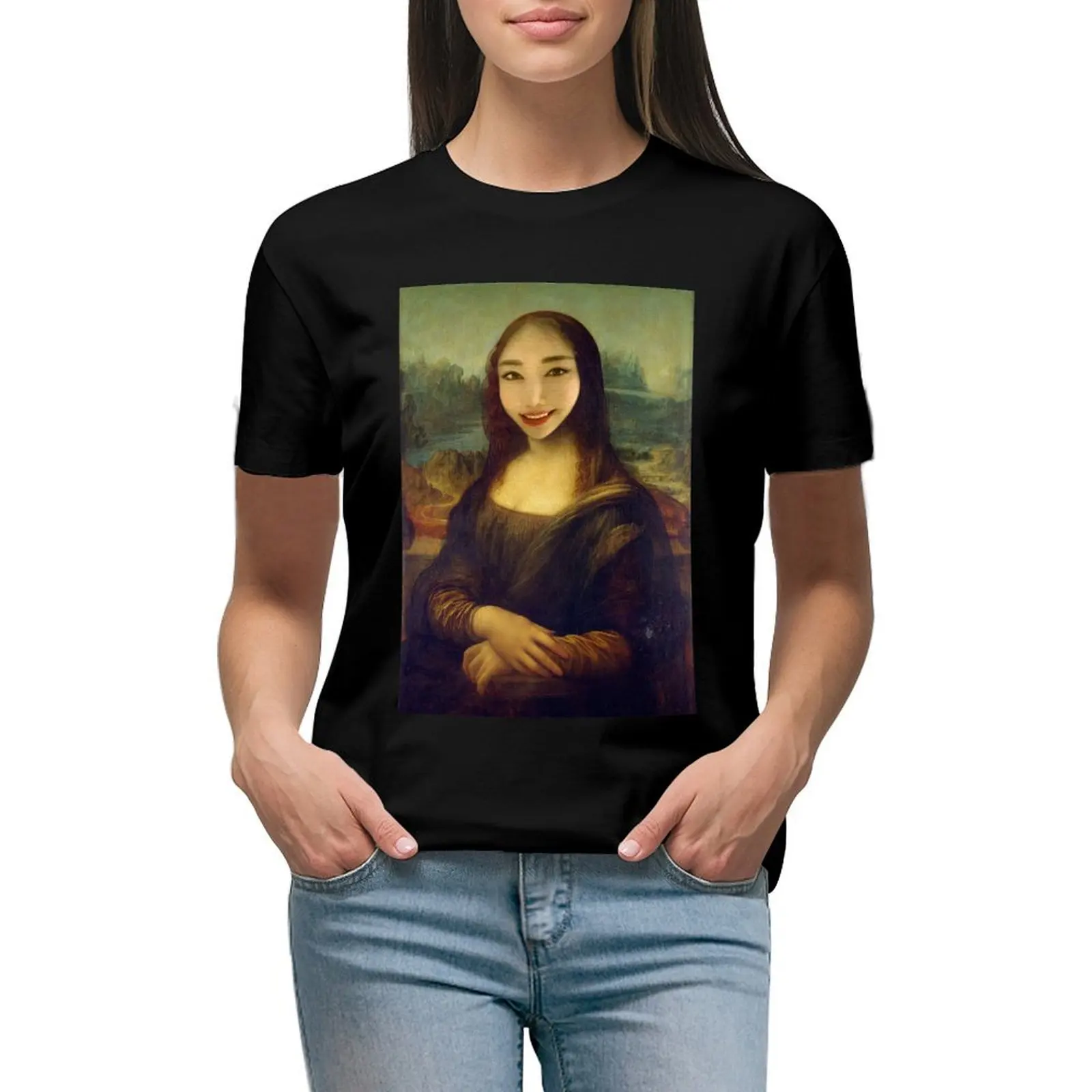 

Mona Jiafei T-shirt kawaii clothes graphics Womens clothing