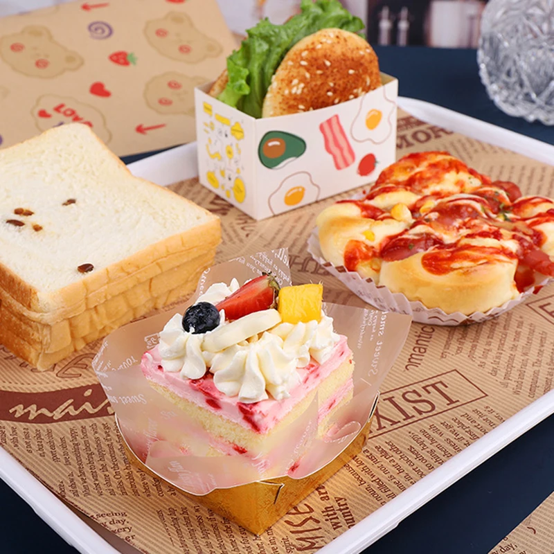 50 Sheets Greaseproof Deli Paper, Non-Stick Sandwich Wrapping Paper, Oil-Proof Baking P... - SKU NSSW1547 - UGI Packaging