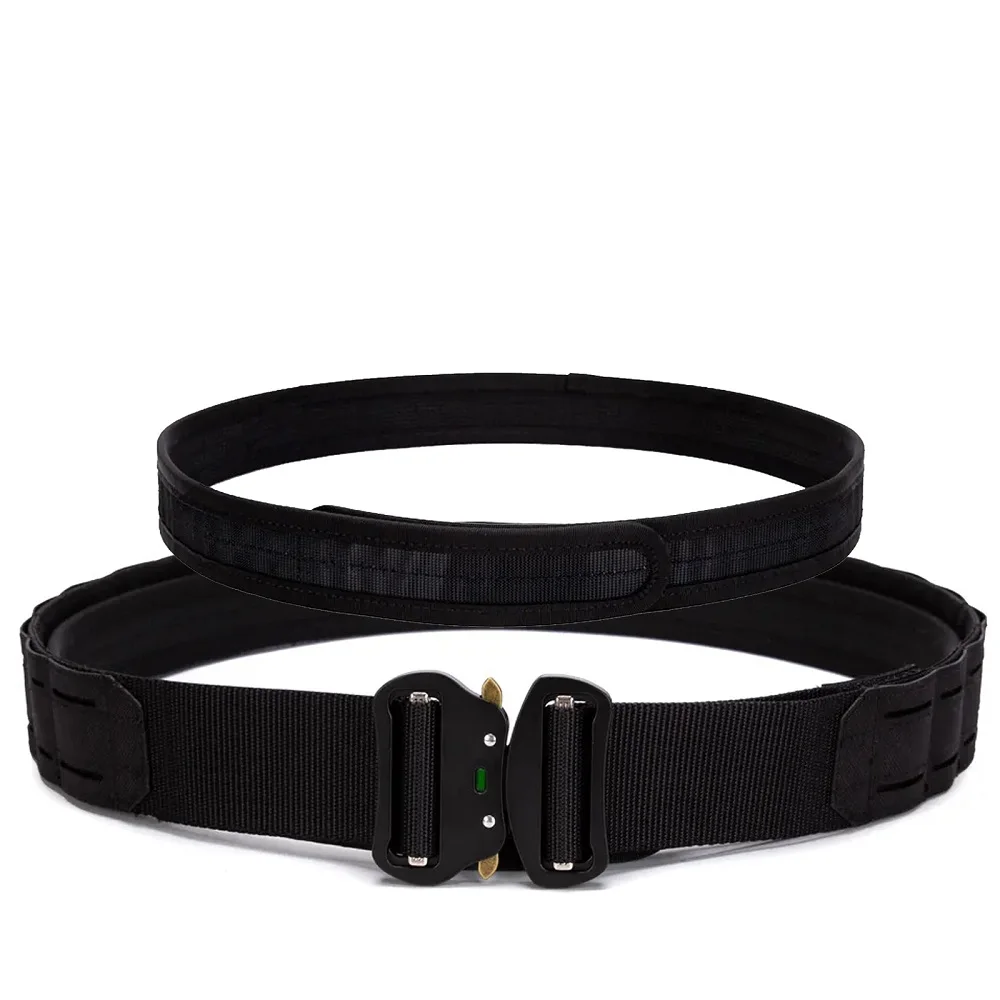 Tactical girdle belt1000D Nylon Molle Belt 2 Inch Multifunctional laser cutting Quick Release Metal Buckle Belt
