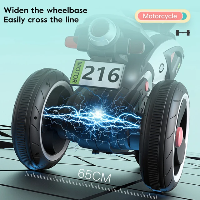 Children Electric Tricycle Motorcycle 2-7year Boy And Girl Can Sit In Toy Car Scooter Walker Kids'S Ride-On Toy With Music Light 4