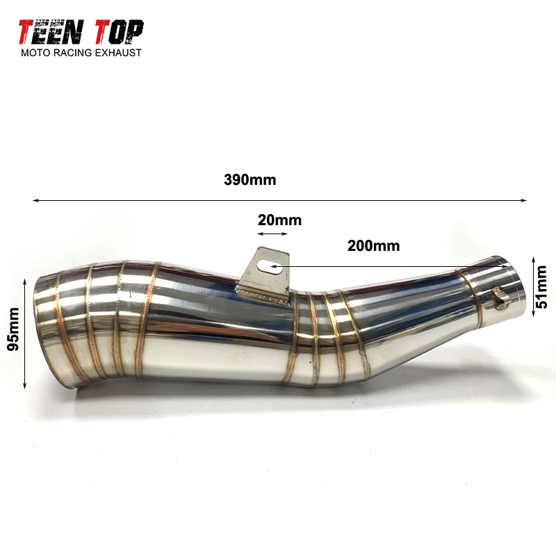 Universal Motorrad Auspuff Endrohr Auspuff Klemme Flucht Für Yamaha Kawasaki Honda Suzuki BMW 38mm-51mm Elstahl
