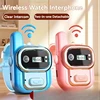 Children Walkie Talkie Wireless Watch With Light USB Charging School Outdoor Interphone Kids Education Toy Gifts For Boys Girls 1
