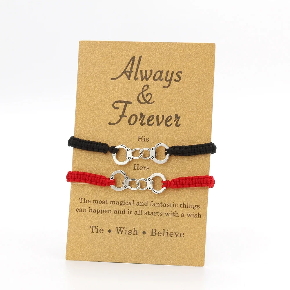2pcs/lot MEIBEADS Vintage Handmade Bracelet Men Women Friendship Couple Bracelet Adjustable Handcuffs Charm Bracelet bracelet jewelry