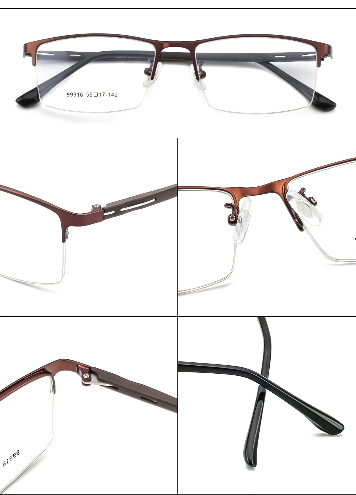 Myopia Glasses Photochromic Eye Glasses Men Women Myopia Eyeglasses Finished Glasses Students Short Sight Eyewear 0 -0.5 -1 -1.25 -1.5 -1.75 -6