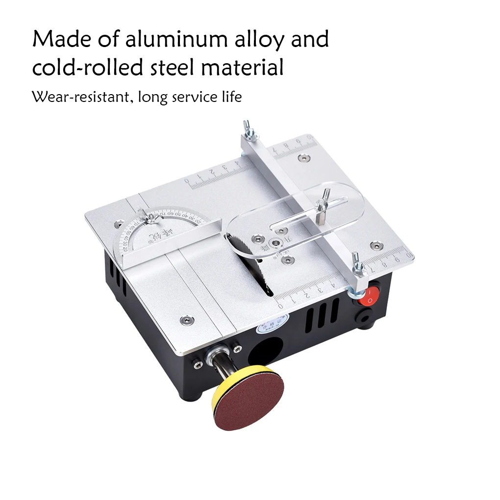 Multifunctional Mini Table Saw Electric Desktop Saws Small Household DIY Cutting Tool Woodworking Bench Lathe Cutter Machine