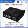 12th Gen Intel N100 Mini PC 4 LAN i226-V 2.5G N6000 N5105 J4125 NVMe Firewall Router Fanless Mini Computer Proxmox pfSense Box 1