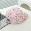 Baby Girls Baseball 2024 Summer School Cartoon Flowers Children Outdoor Kids Caps for 2-8Years Adjustable Sports Hats Cotton 6