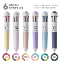 3/6 Pack Multicolor Pens 28/60 Colors 10-in-1 Colored Ballpoint Pen 0.8mm Fine Point Smooth Writing Retractable Ballpoint Pens 3