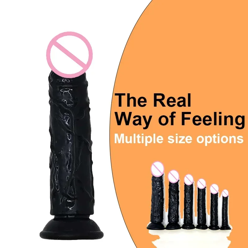 Dildo Realistic Jelly with Suction Cup Sex Toy for Woman