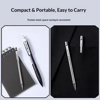 Japan Pilot Mini Mechanical Pencil 0.5 Silver Stainless Steel Metal Rod Portable Drawing Pencils Premium Office School Supplies 2