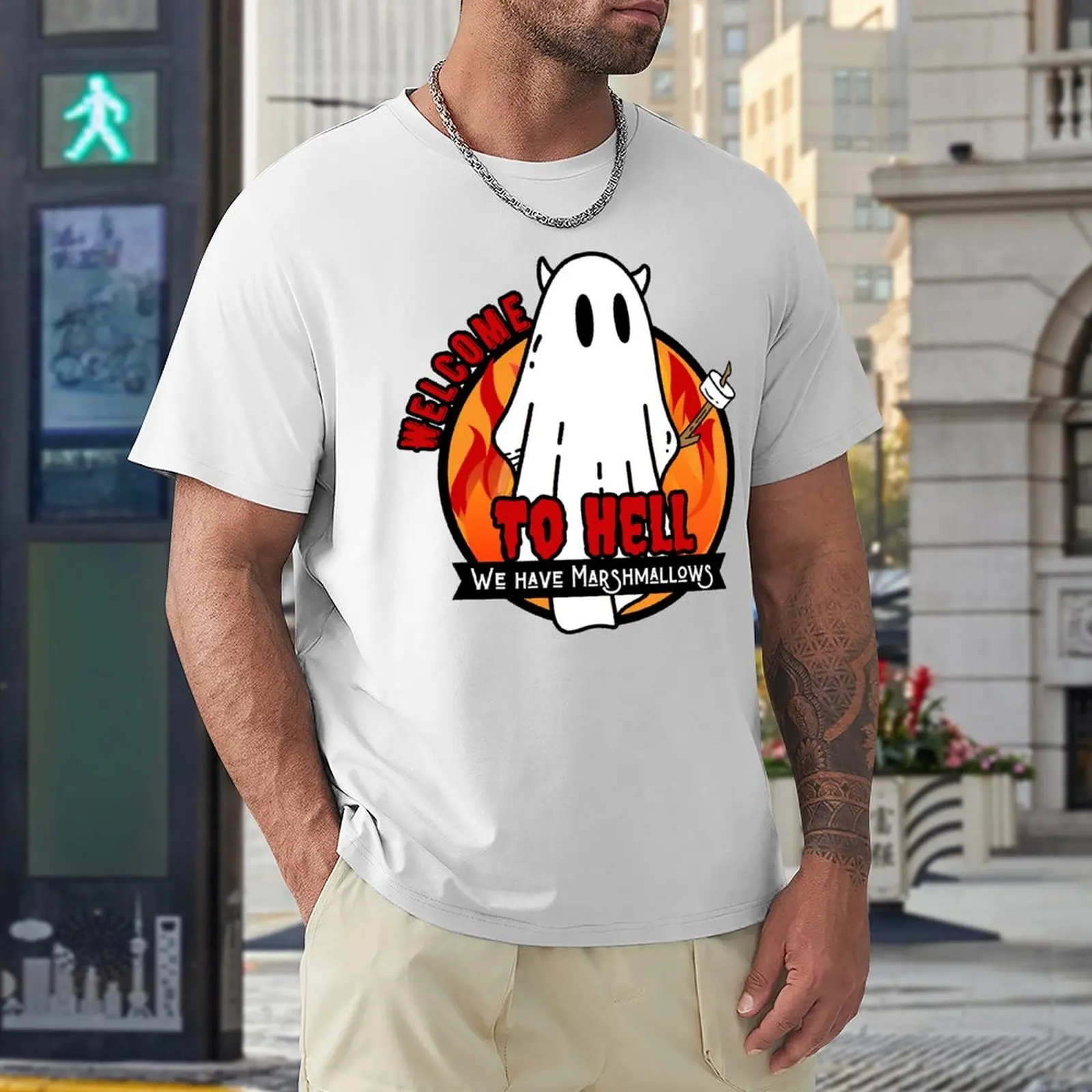 

Tshirt Welcome Hell 18 Top Quality Travel USA Size High Quality