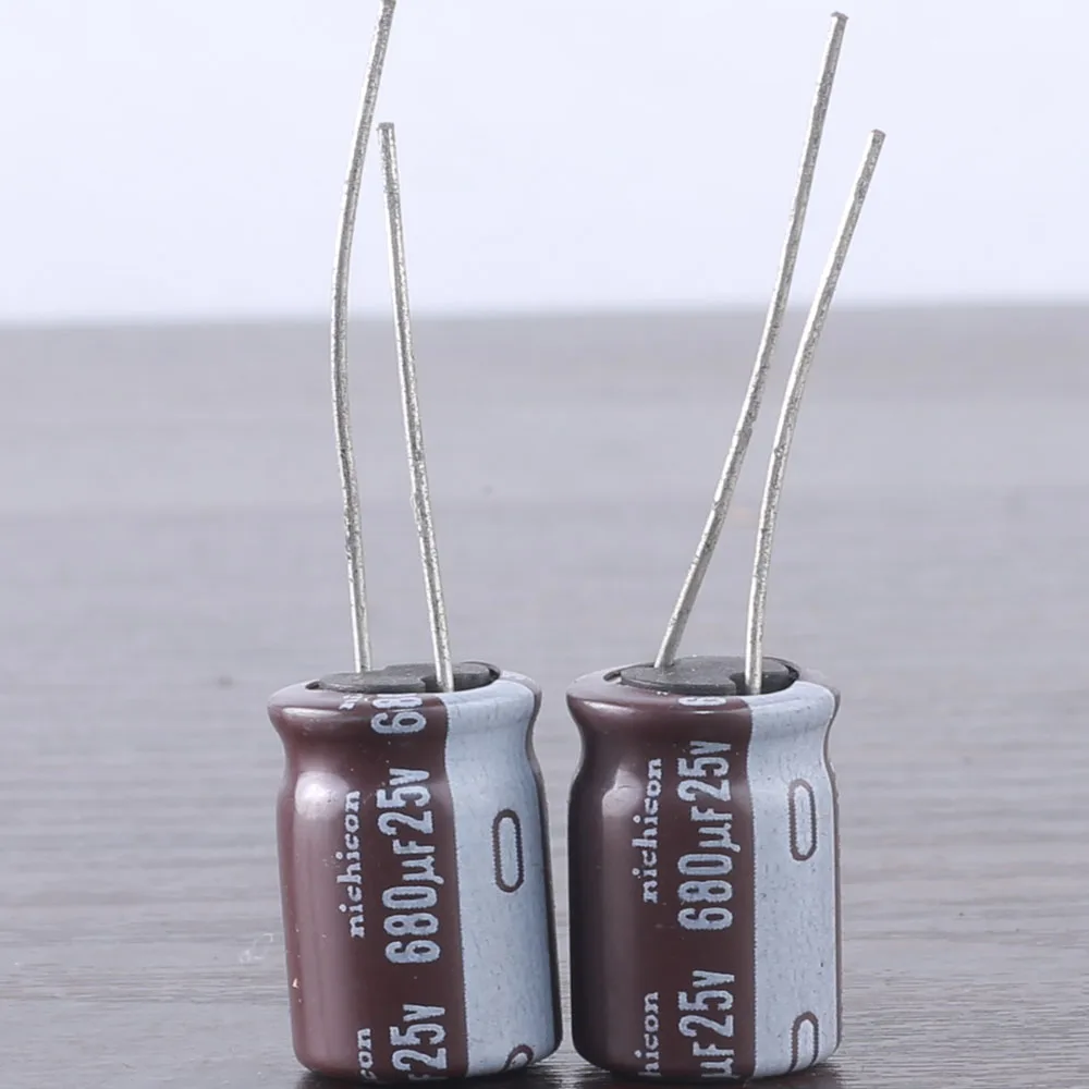 

Конденсатор Nichicon HD 680mfd 25 в 680 мкФ-40 ~ 105 ℃ 10*15 мм, 25 шт.