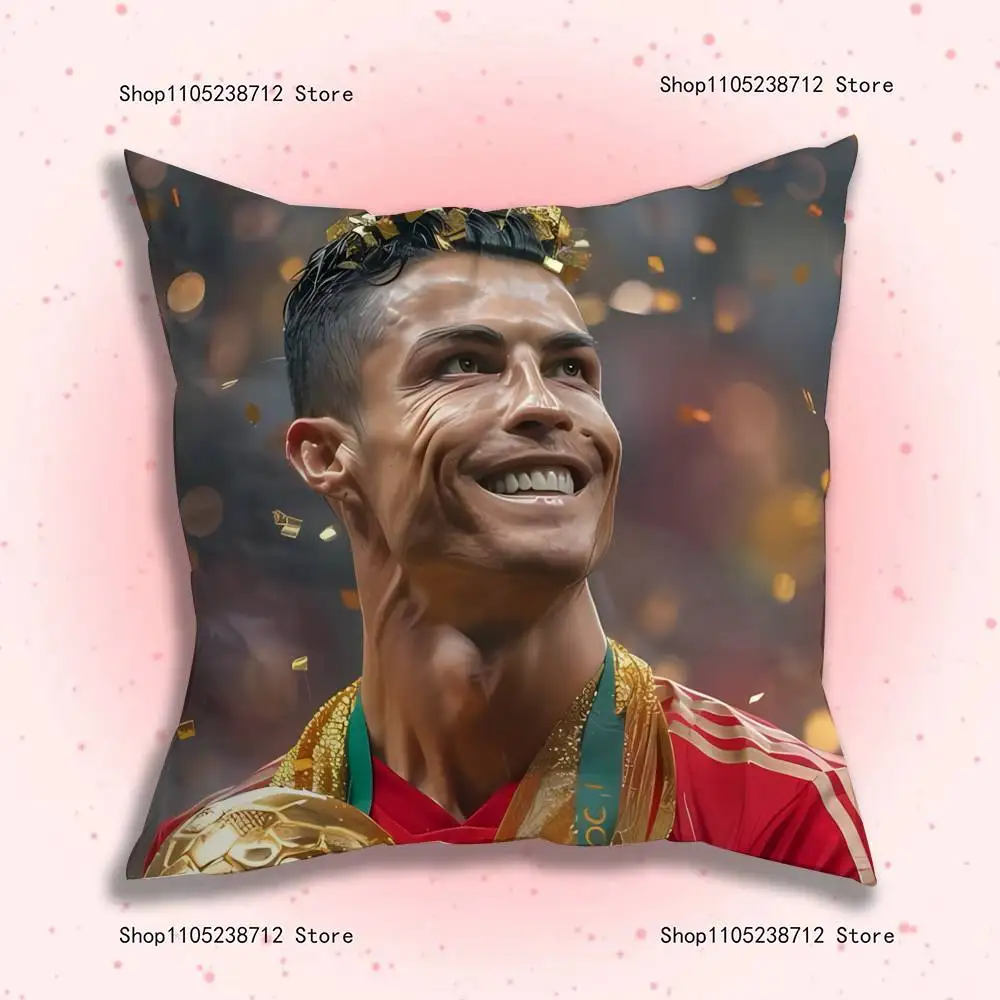 CR7 Fußball R-Ronaldo-ES Kissenbezug Kissenbezug Home Decor Geburtstagsgeschenk Kissenbezug – Detail 13