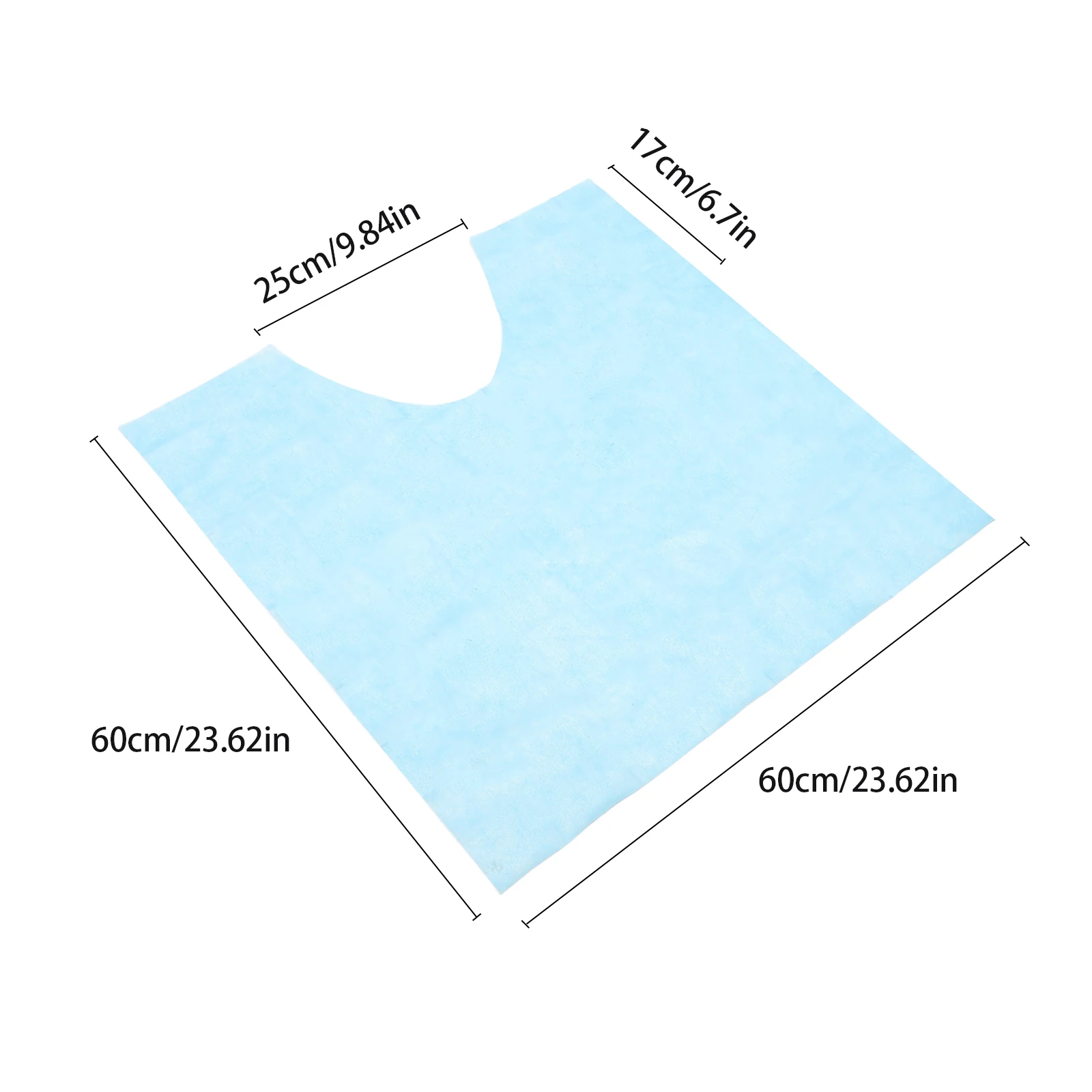 25Pcs Non-Slip U-shaped Incontinence Pads Disposable Toilet Mat Toilet Contour Pads Rug for Kids Bathrooms 6