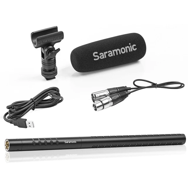 未使用】Saramonic SR-TM7 ショットガンマイクコンデンサーマイク 未使用】Saramonic SR-TM7 ショットガンマイクコンデンサーマイク