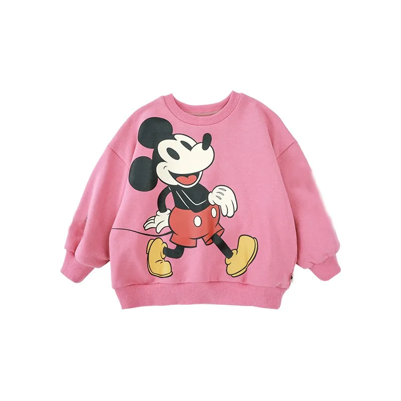 Brand Baby Boy Clothing Pullover Hoodies Casual Disney Mickey Mouse Cartoon Tops Sweatshirts T Shirts Loose Boys Girls Costume
