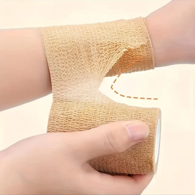 Portable Elastic Self-adhesive Bandage, Multi-color Breathable Sports Non-woven Finger Strap, Wrist, Ankle, Elbow, Shoulder Firs Portable Elastic Self-adhesive Bandage, Multi-color Breathable Sports Non-woven Finger Strap, Wrist, Ankle, Elbow, Shoulder Firs