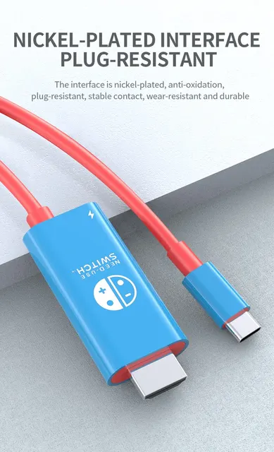 Ripley - CABLE DE CONVERSIÓN USB TIPO C A HDMI PARA TV MODO DE ACOPLAMIENTO  NINTENDO SWITCH STEAM DECK