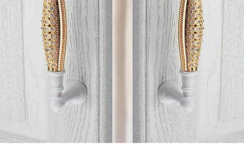 Description Picture 5 of item1pc 96/128mm Furniture Door Handles Cabinet Knobs and Handles Wardrobe Door Pulls Dresser Drawer Kitchen Cupboard Handle