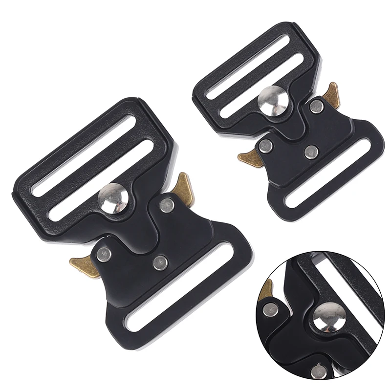 Metal Bag Buckle 38mm 25mm for Webbing DIY Bag Luggage Clothes Accessories Clip