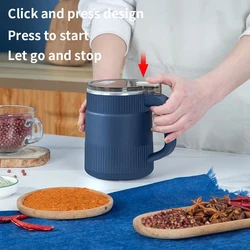Powerful Electric Coffee and Spice Grinder for Home and Kitchen - 300W Blender and Food Processor (Blue)
