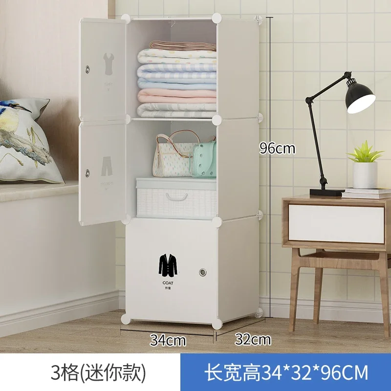 ארון תכשיטים מקוביה חיסכון במקום לתינוק מיני זול מדפים קטנים מבד נורדיים ארון מגורים רהיטים לחדר